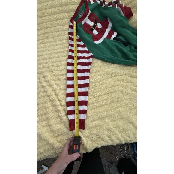 Mrs Claus Ugly Christmas Sweater I Have To Go! Size red white and green Large - Picture 5 of 10
